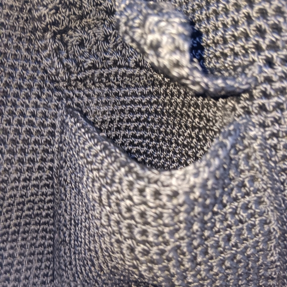 Worthington black crotchet backpack with coin purse - Picture 2 of 4